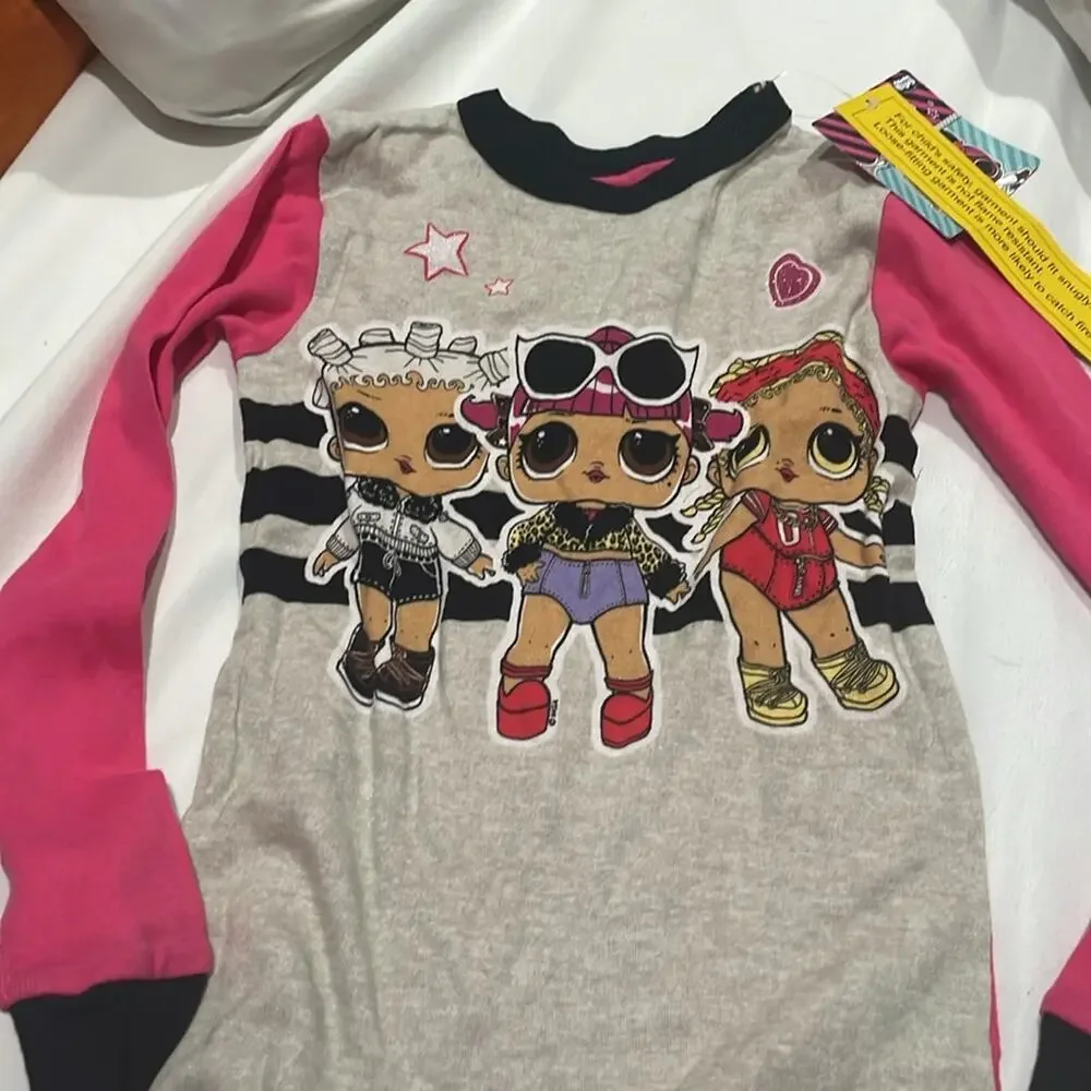 L.O.L Surprise pajamas pj’s character graphic front nwt perfect